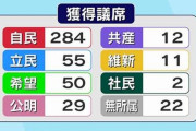 【朝鮮日報】安倍内閣支持率27％に急落…日本の与党議員らは見切りを付けるか