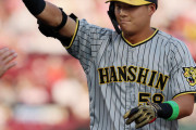 阪神　前川様や！20歳の前川右京プロ初適時打＆打点で同点に　２点打に初々しくガッツポーズ
