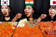 海外「おいしいよね!」日本・インド・韓国のカレー食べ比べに関心
