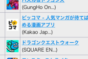 【セルラン】1位野球2位FGO3位原神4位パズドラ11位デレステ229位SideM244位シャニマス324位ミリシタ