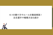K-1の賭け方やルールを徹底解説！注目選手や観戦方法も紹介