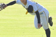 阪神・前川が打撃も守備も進化着々　特打では逆方向にも柵越え　守備でも好返球