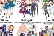 外人オタク「アニメに出てくるロリキャラを9タイプに分類したぞ」←わかりやすいと話題にwwwwwwwwwwwwwwwwwwww