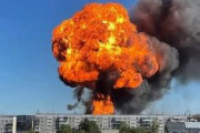 【衝撃映像】ロシアのガソスタが大爆発　30人以上が負傷