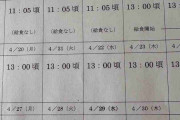 小1の4月は学校が終わる時間が午前でめちゃくちゃ早い…小学校からもらった予定表を見て共働き家庭が衝撃を受ける「働き方を考えてしまう」