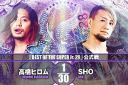高橋ヒロムvsSHO 「BEST OF THE SUPER Jr.28」11.15後楽園ホール