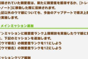 【予告】「アストンマーチャン」「ツインターボ」の親愛度ランク上限解放
