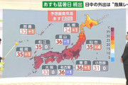 気温、既に30℃超える