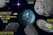 海外の反応     6つの破滅的な小惑星が地球に衝突するコースを進んでいる！