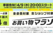 楽天市場｢ポイント最大44倍 お買い物マラソン｣を開催