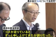 農林水産省の幹部らが自民党の会合で謝罪｢米は足りているとずっと申し上げてきたが誤りでした｣