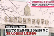 北海道の高校教諭、生徒や保護者の電話番号などを消費者金融業者へ送信か