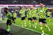 アーセナル、敵地でバーンリーに5発完封勝利で5連勝！プレミアリーグ第25節