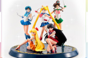 「美少女戦士セーラームーン」18年前のカプセル商品を完全リニューアル！5戦士一緒に飾れるフィギュア登場