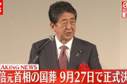 【悲報】市民団体「（安倍元首相の国葬は）国民の総意に基づいていない！閣議決定の差し止めを求めます！」★7