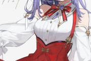 【FGO】sikiさんのドレス桜イラスト！！　肩だし衣装好きです////////