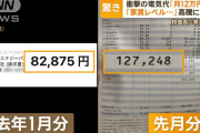 「家賃レベル…」電気代高騰に悲鳴　月12万円超の家庭も