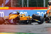F1ベルギーGP：マクラーレンのノリス、予選でのクラッシュによるギアボックス交換で5グリッド降格