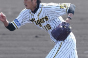 阪神・藤浪が紫のグラブで開幕マウンドに上がる理由　キャンプ中に明かした武豊との「絆」とは