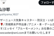 【悲報】ウェザーニュースの檜山沙耶(おさや)さん、「あの日」からフォロワーが2万人減る…