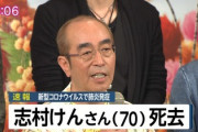 【速報】志村けん、亡くなる