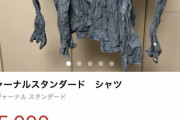 【悲報】メルカリで売ってるシャツ、ちょっとシワシワ