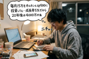 NISA貧乏ワイ「毎月15万をオルカンとsp500に投資してぇ…成長率5%だから20年後は4000万かあ」ﾆﾁｬｧ
