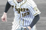 阪神育成・鈴木が左脇腹筋挫傷で別メニュー調整