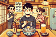 『最近暑くて食欲無いからさ、明日の夕飯はざるうどんがいいや』と言ってきた旦那。だが翌日、ざるうどんを出した結果