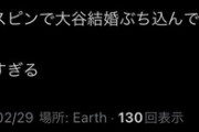 パ「大谷結婚発表は政倫審から目を逸らさせるためのスピン」