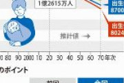 【厚労省推計】2070年、国内人口8700万人　外国人1割、高齢者4割　