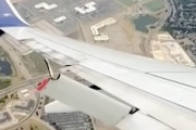 【動画】デルタ航空DL1893便、着陸降下中に主翼の一部が破損してしまう(@_@;)