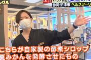 「手の常在菌」を使ってみかんジュースを醗酵させる危険なジュース屋さんがテレビで紹介されてしまう