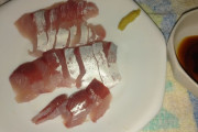 イナダの刺身切ったので昼飯に食べる（※画像あり）