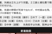 広島の二軍選手さん、試合中とんでもないものを振り回してしまう…