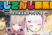 【にじさんじ】ガチ屑農家、家族が休止しても増えていくスタイル「22時から今年の家系図つくります」