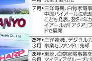 【悲報】元SANYO会長「中国をバカにしてたら中国企業に買収された。希望退職求めたら無能だけ残った」