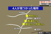 栃木・朝日岳の4人死亡事故　同行者「天気が急変して強風の中を四つんばいになって進んだ」