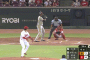 【広島対巨人24回戦】巨人・ポランコ、広島・大道から第19号同点2ランホームラン！！！！！！！！！！！！！