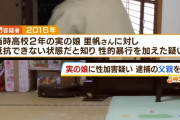 【画像】実の娘を中2から犯し続けた父親逮捕。娘が実名顔出しで告発