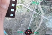 【動画】メキシコの検問所にドローンから爆弾を投下するコントローラー画面。