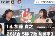里崎チャンネル「カープは日ハム加藤貴之をトレードで獲得すべき」「左の先発、技巧派でセリーグに合いそう」
