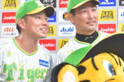 阪神・糸原＆岩崎が爆笑お立ち台　糸原「延長嫌だったんで打ちました」　岩崎は抑揚のないトーンで「明日も勝つばい」　塩対応口調に虎党沸く