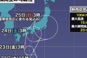 【悲報】台風15号、関東に上陸してしまう