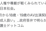 【速報】女「お願い！18歳のえちび出演はやめて！」