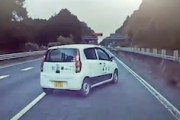 【怖い】突っ込まれ屋？異常な運転をする近畿に突っ込みかけるドラレコ。