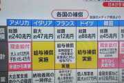 【悲報】安倍総理「休業に関して補償を行ってる国は世界に例がなく、我が国の支援は世界で最も手厚い」