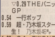 【朗報】『超・乃木坂スター誕生！』4月29日より放送時間が30分繰り上げへ。月曜24:59〜23:29に放送していたジャニーズ枠が終了