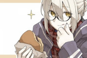 【FGO】ポテトルスさんのどら焼き食べるえっちゃん！！　どら焼き美味しそう！