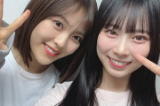【乃木坂46】柴田柚菜、NMB48メンバーと仲良し2ショット